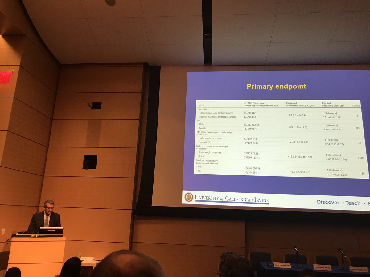 RosaMJimenezRod's tweet photo. Dr Pigazzi explains the results of the #ROLARR trial #colorectalsurgery #mskcol100cme https://t.co/uBpl5IwuqM