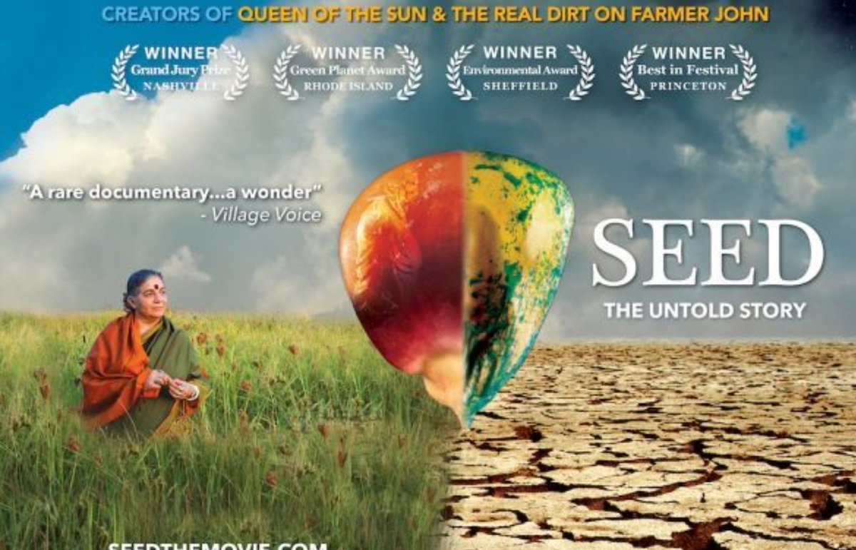 mariafust's tweet photo. Biel Torrens d'Unió de Pagesos reivindica la biodiversitat i la sobirania alimentària. Un relat global i urgent
🌱 Seed: The Untold Story
Gràcies @CineCiutat, per oferir #CineConCiencia. https://t.co/abFpNsaDpg