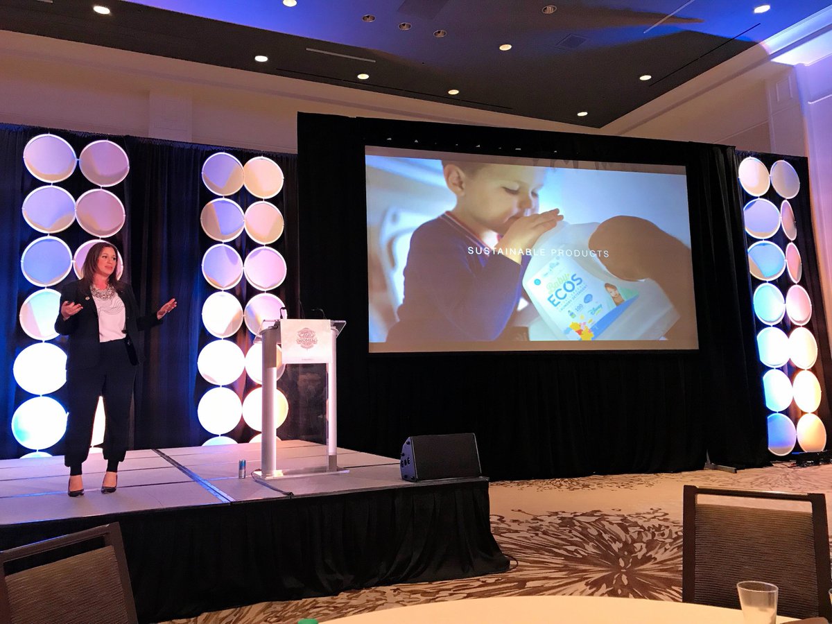 ECOSCleans's tweet photo. "Sustainable products are really the heart and soul of what we do. It’s about environmental sustainability, but it’s also about protecting the health of families around the world," @Kvlahakis. #TopWomen #ECOS #BabyECOS https://t.co/q77LkpToBc