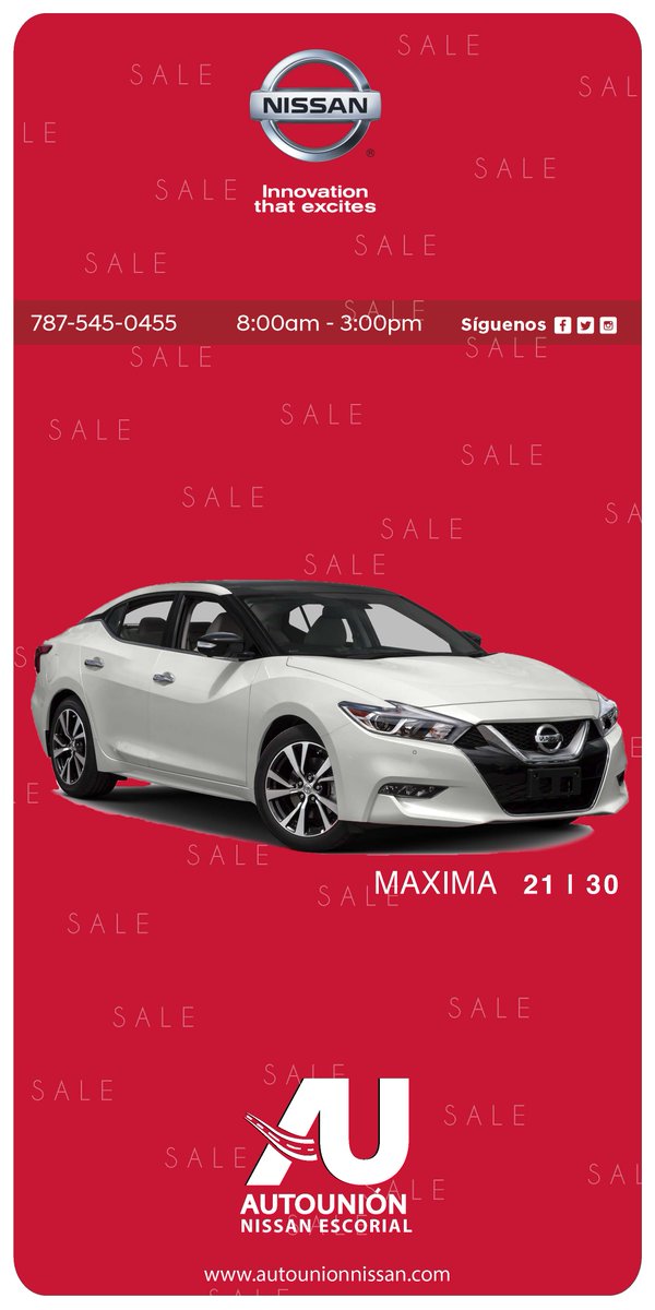 crmautounion's tweet photo. 🚨¡El Autounión Nissan con el mejor negocio Nissan en el mercado!🚨 Llama ahora 787-545-0455 | https://t.co/otytWis215 https://t.co/ndd5JPEjTt