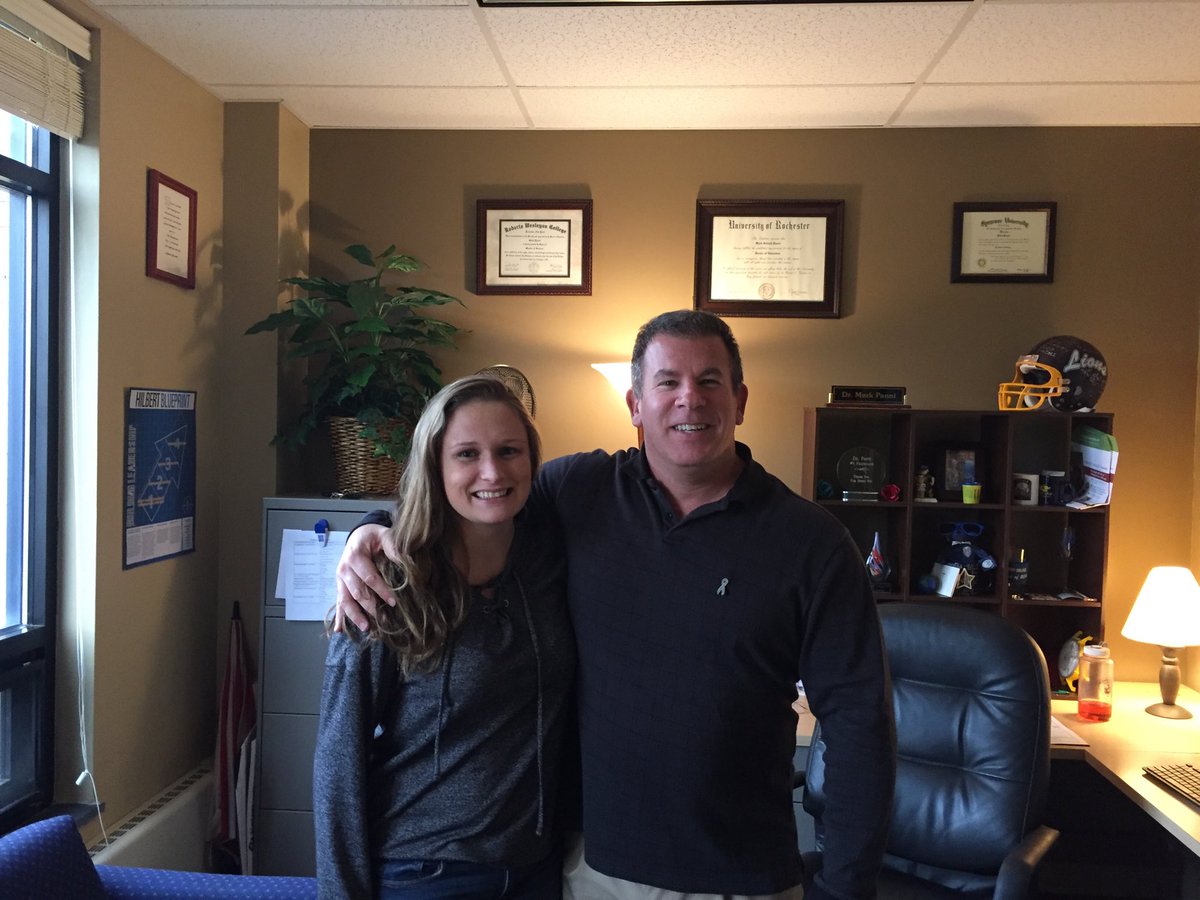DrPaoni's tweet photo. Love visits from alumni #HilbertCollege #@NikkiSchneids https://t.co/467QtEjpUI