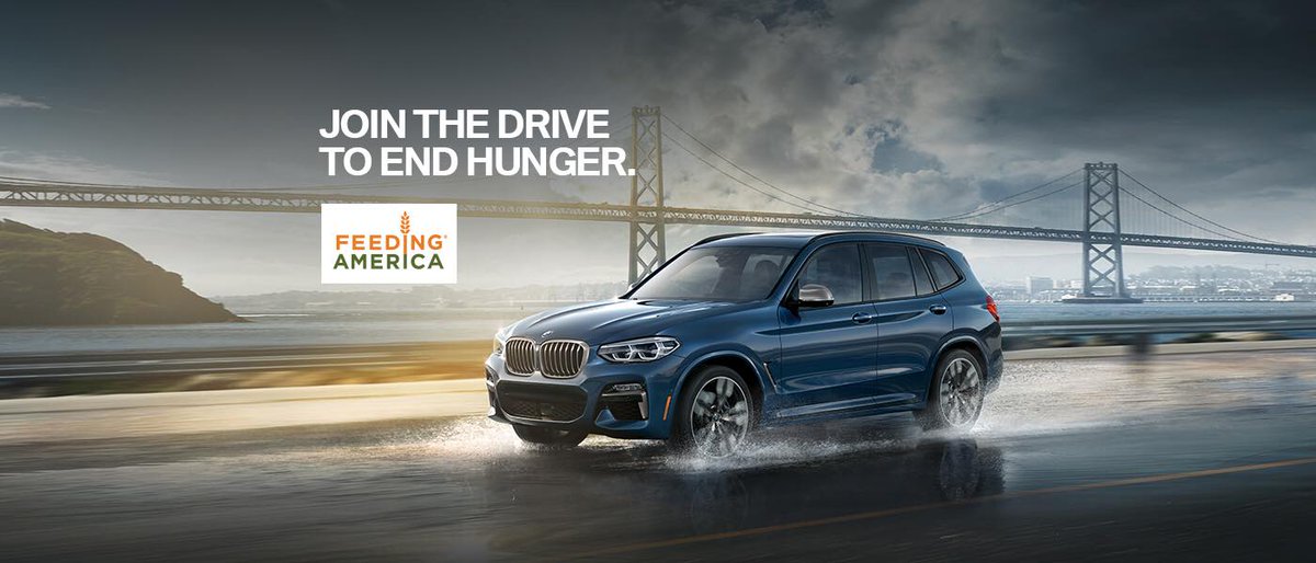 Taylor_BMW's tweet photo. Join Taylor #BMW in the #DrivetoEndHunger. Between Nov 13 and 20th, @Taylor_BMW will be donating $20 to @FeedingAmerica for every registered and completed test drive. A $20 donation provides 200 meals! Click to register https://t.co/G6MSl8yZgZ https://t.co/RtWsinUrQ0