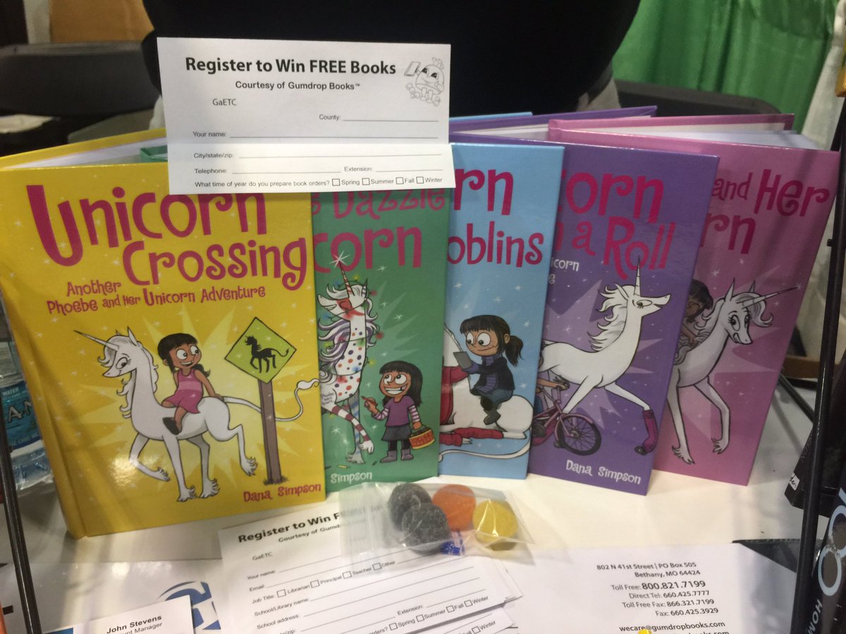 MrsTraceyKing1's tweet photo. My daughter loves this series! Can definitely recommend it for girls that love graphic novels and unicorns! #onehartbeat #GaETC17 https://t.co/UWZS9OkM5r