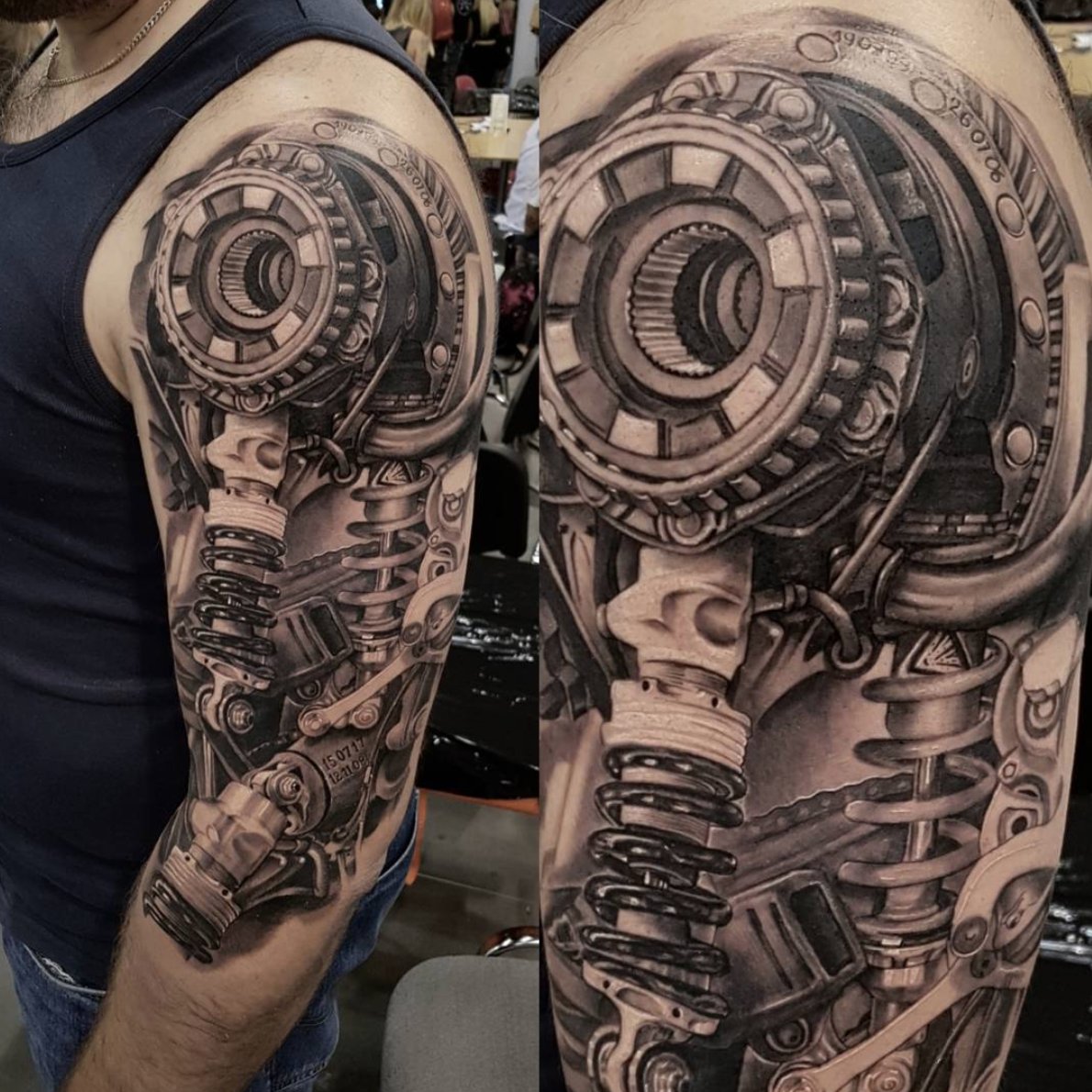 Turbo Engine Tattoo Sleeve III by VillKatArts on DeviantArt