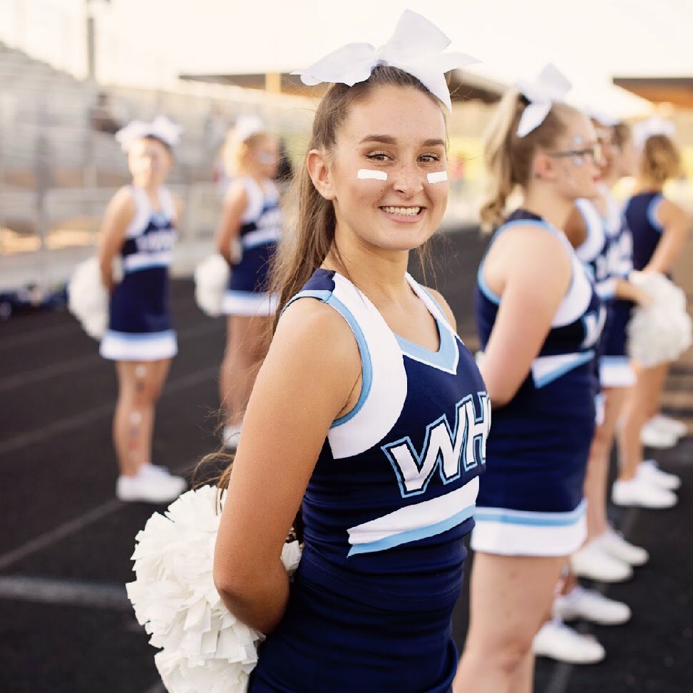 whscheer_squad's tweet photo. 🌟SQUAD HIGHLIGHT 🌟

@sophiefreebairn is definitely something special to our team!! She is a friend to everyone and always has us laughing. She has grown into an incredible flyer and is always impressing us. We can always count on this girl and love having her on our team! 💕 https://t.co/YMrXYlLVgf