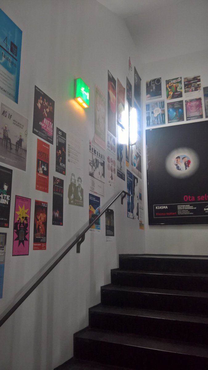 Maxiimi's tweet photo. A night at the museum #ars17hack #ARS17 #hackathon to create #art Results at Kiasma-teatteri tomorrow at 12 https://t.co/rB592qnN9G