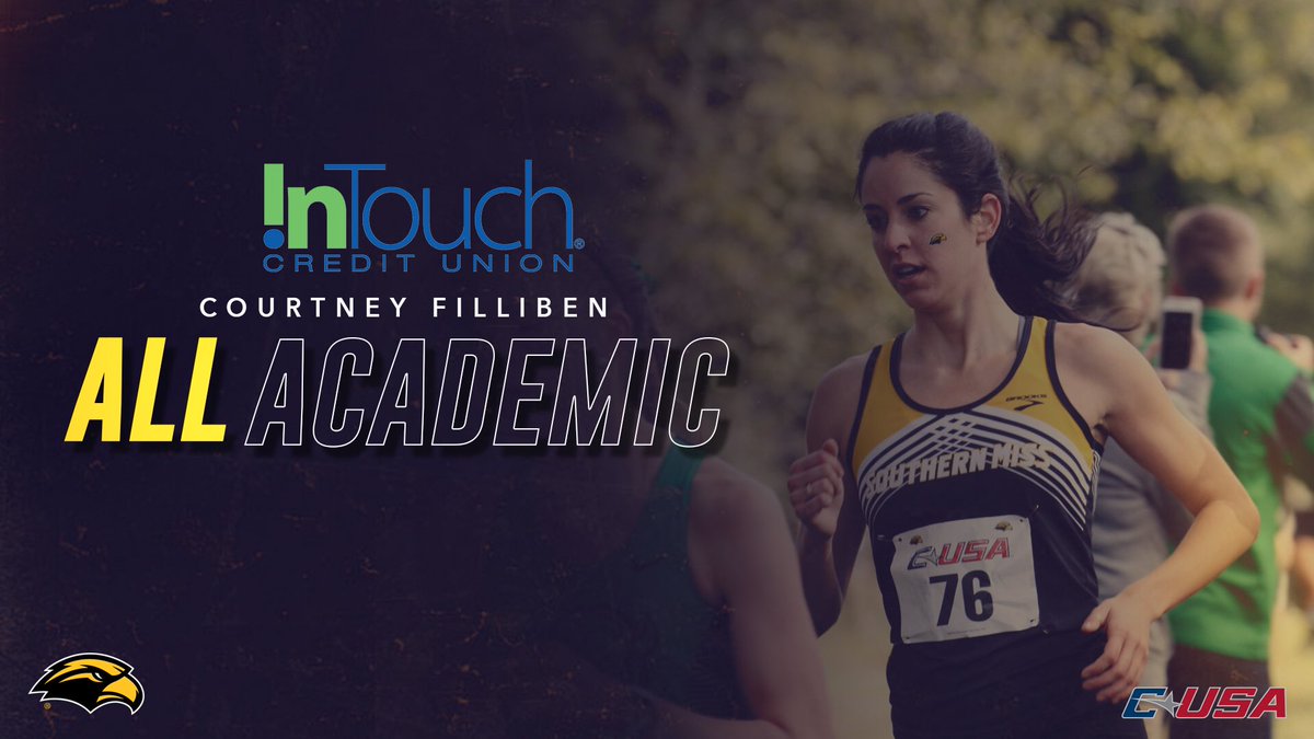 Congrats to Courtney Filliben on being selected to the CUSA All-Academic Team!! #SMTTT