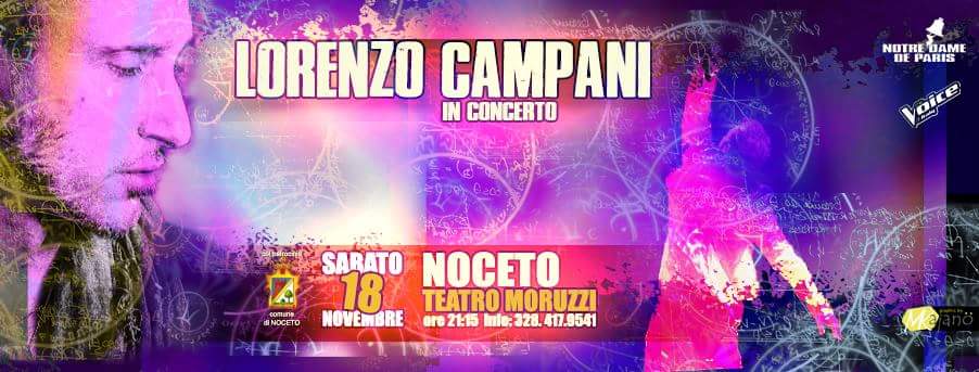 blavasky's tweet photo. @lorenzo_campani #live #TeatroMoruzzi @comune_noceto #sabato #18novembre Info https://t.co/B8yBj24Nbx https://t.co/EwRkBRqOkc