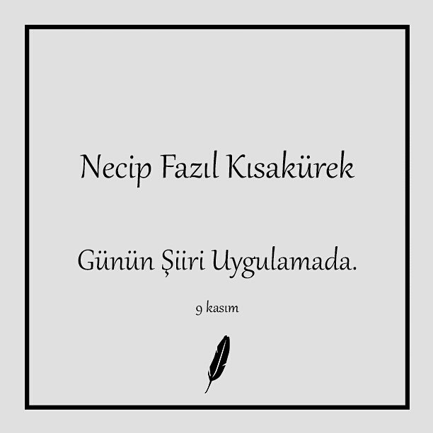 birkuplesiirapp's tweet photo. "Sarmış deniz kızları gibi dalgalar bizi,
Uzun saçları gümüş, şeffaf tenleri fosfor.
..."
#necipfazılkısakürek
Günün şiiri #birkupleşiir mobil uygulamada.
#şiir https://t.co/ZNwrG3k1Cq
