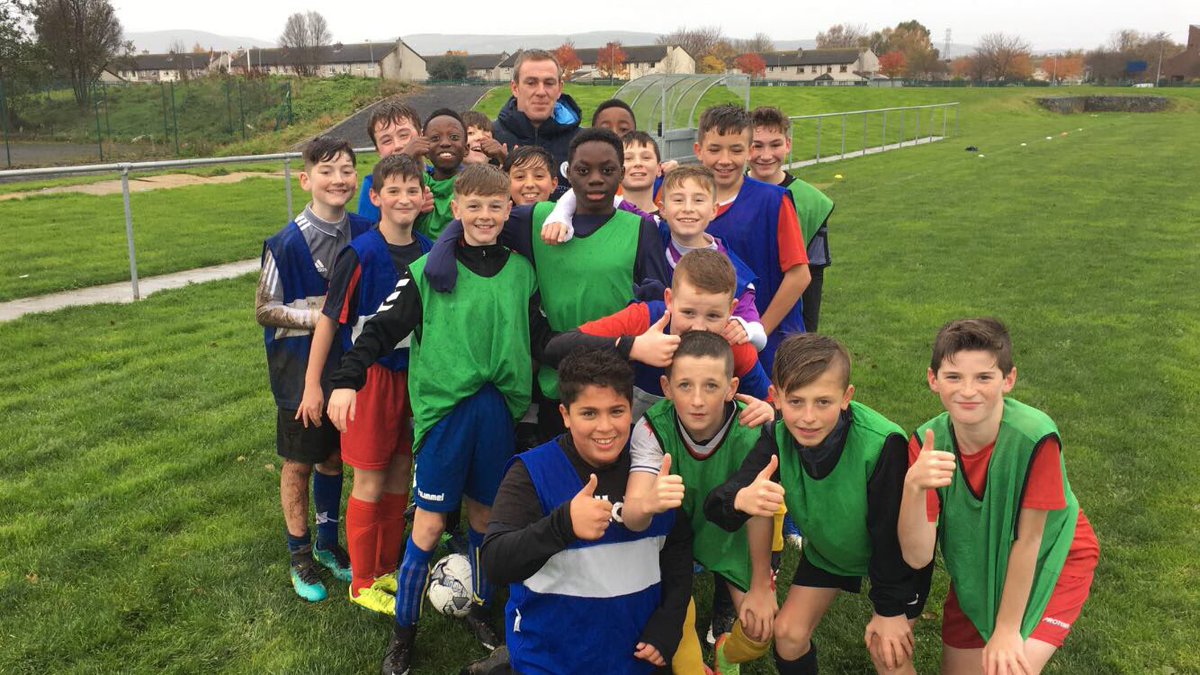ChillGuidance's tweet photo. Richard Dunne with the first year boys soccer panel at training yesterday #COYBIG #COTCS https://t.co/0PGm04XEFt https://t.co/lnqBjN5cWT