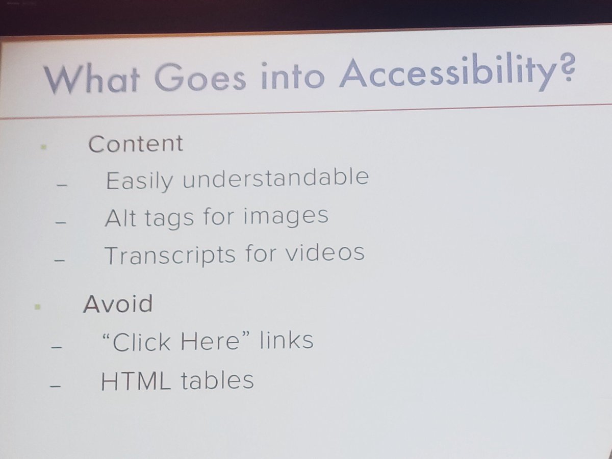 JHMadarang's tweet photo. In 2017, web accessibility is now part of web development #1Nlab17 https://t.co/DTuIFcg9cM