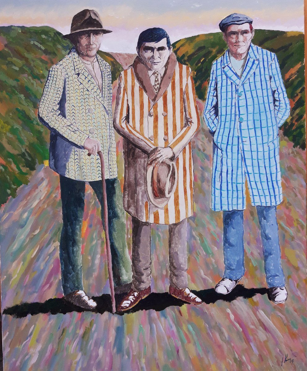 tres caballeros de sombrero-2017-100x80