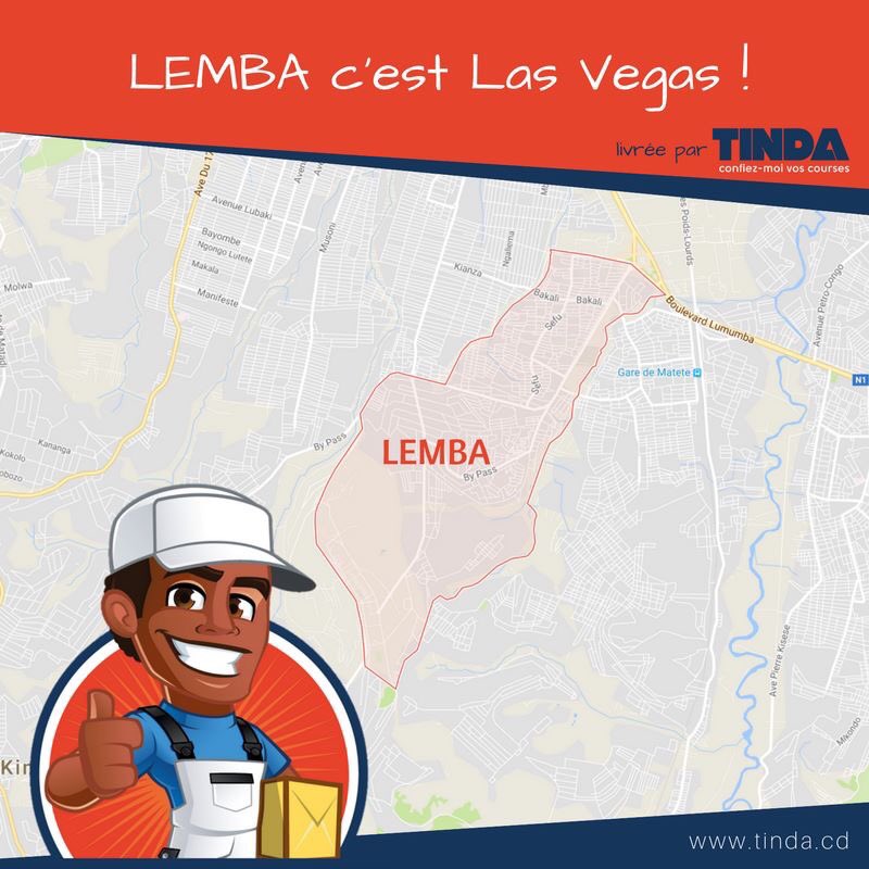 TINDAcd's tweet photo. LEMBA c'est LAS VEGAS ! 😂
J'assure les livraisons dans toute la commune de Lemba.
📞 081 800 05 02 👨🏽‍💻tinda.cd #RDC  #Kinshasa https://t.co/8ohCLfK48v