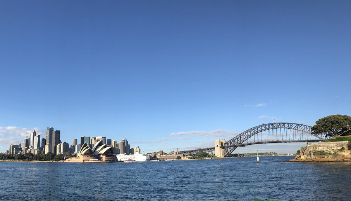 coracz's tweet photo. On way to the third #CTLsummit & #Sydney turning it on for the best commute in the world! #lifeaftersport #womeninsport #athletetransition https://t.co/z6QW2MzwBe
