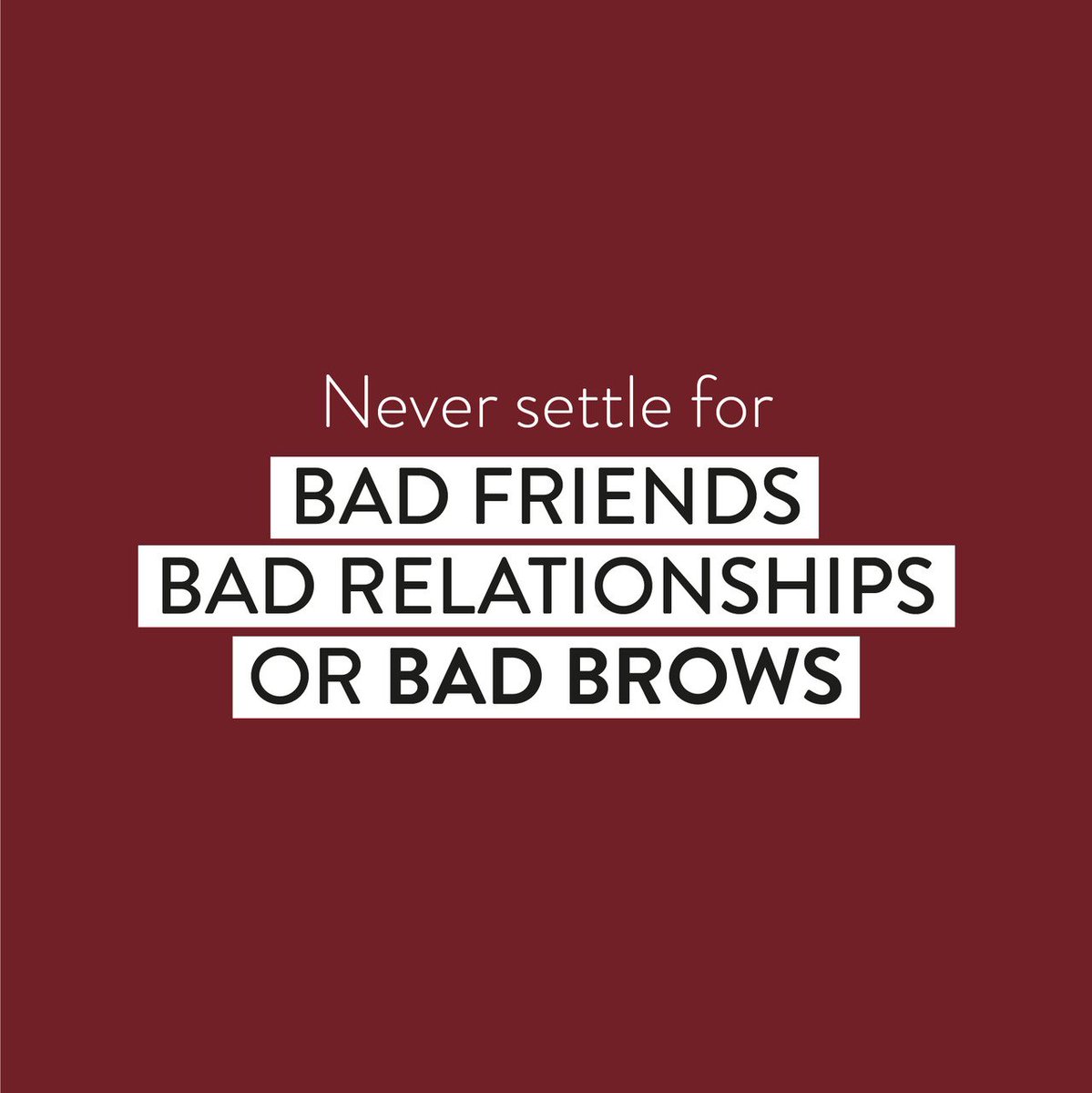 hdbrowsofficial's tweet photo. With a nod to L'oréal - BECAUSE YOU’RE WORTH IT. 😉 #Brows https://t.co/J6FpYhPcnS