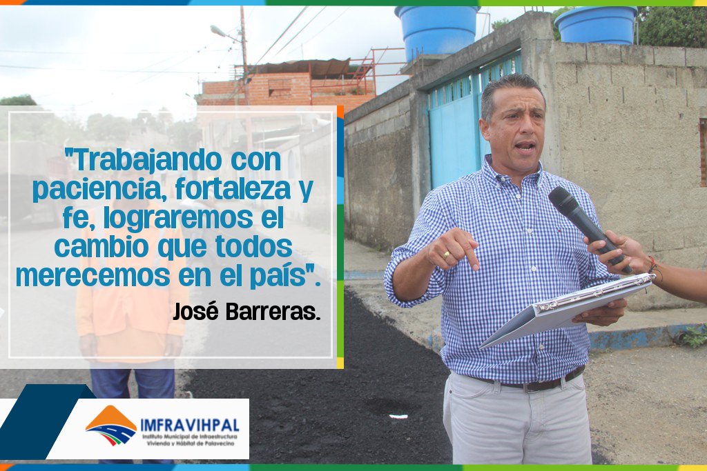 IMFRAVIHPAL's tweet photo. Nuestro compromiso es trabajar por el bienestar de los habitantes de Palavecino, mediante la ejecución de nuestros programas sociales. https://t.co/08q0iudNiU