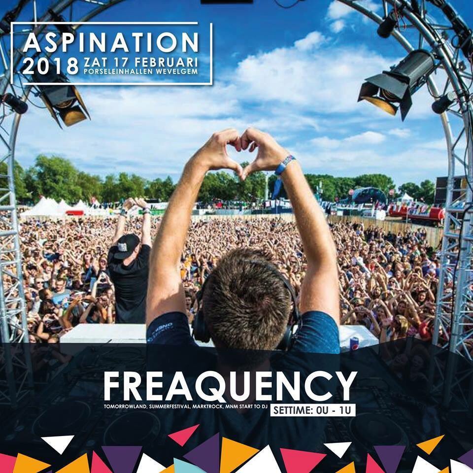 AspinationWevel's tweet photo. Our first DJ: Freaquency🎉 Are you ready for ASPINATION 2018?  #aspination #freaquency #stayconnected https://t.co/n3D7tKLiku