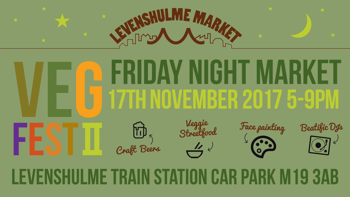 levymarket's tweet photo. NIGHT MARKET IS NIGH. Remember our mega #vegetarian night market in May? Well, we're doing it all again on Friday 17th November! #vegfestII https://t.co/1KTmCgL7X8