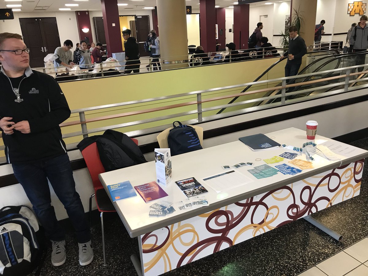 SSDPatUMNTC's tweet photo. Stop by Coffman and say hi to us! https://t.co/IEP0DTQT9x