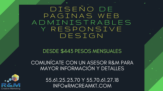 rm_creamkt's tweet photo. Te hace falta tu sitio web? Contactanos #MediosDigitales #FelizJueves #ElDiaEstaComoPara tener ya mi pàgina web 💻📱 https://t.co/31gVKMSNRb