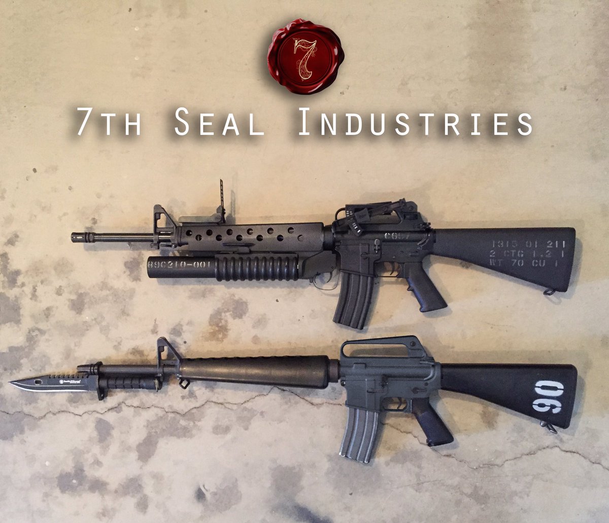 My M16 A1 and A2 retro builds.