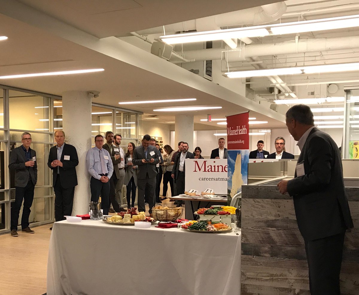 COPfurniture's tweet photo. Creative Office Pavilion hosted the Live and Work in Maine tour at our Boston showroom. It was a great opportunity for  participants to connect with a handful of Maine’s world-class employers and learn about the many benefits of living and working in the great state of Maine. https://t.co/DmEeUb9gJx