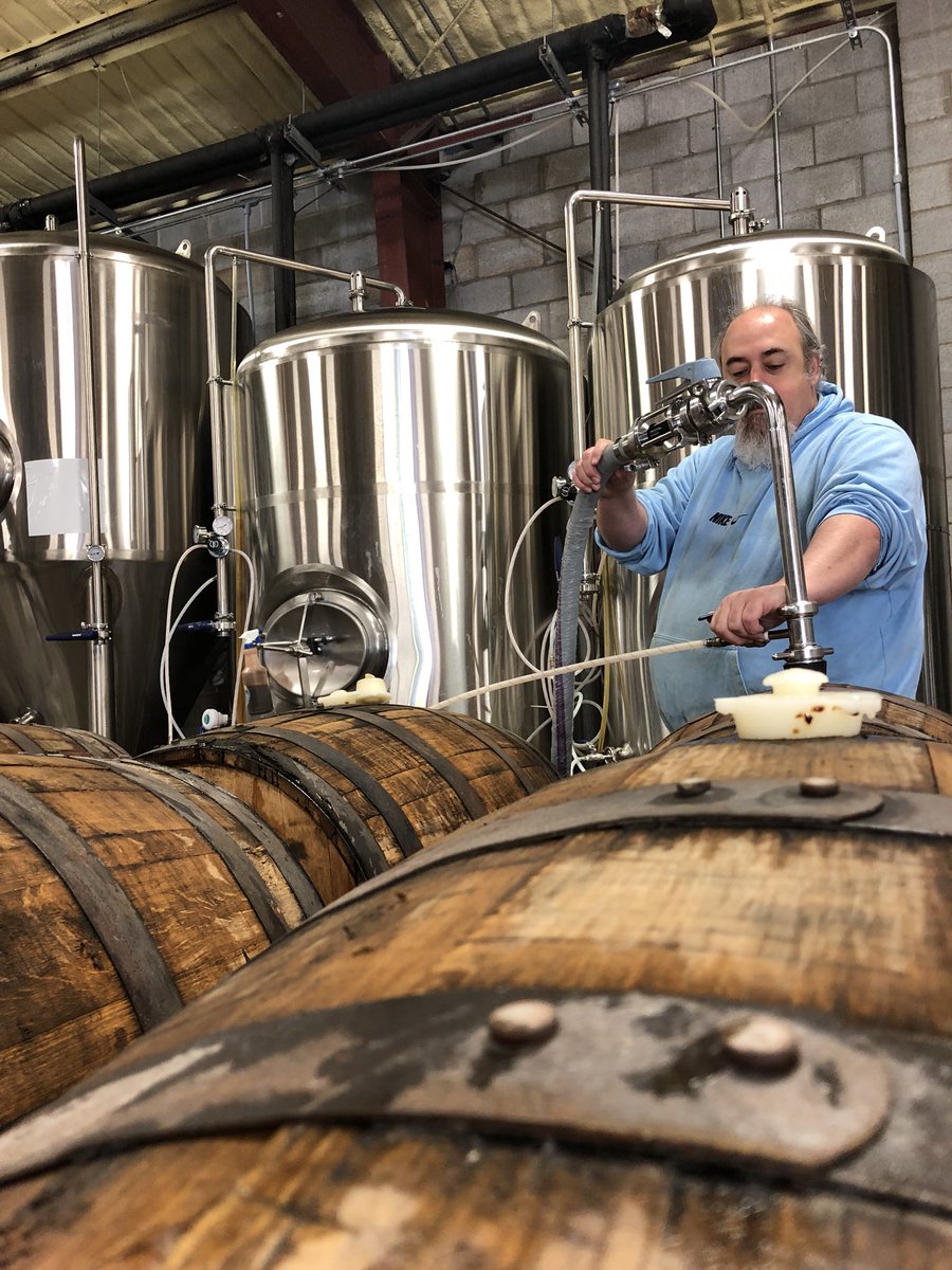 singinriver's tweet photo. Prepping Bourbon Barrel Ghost Bridge! Get ready! 🍻 https://t.co/ORuBpbQwuY
