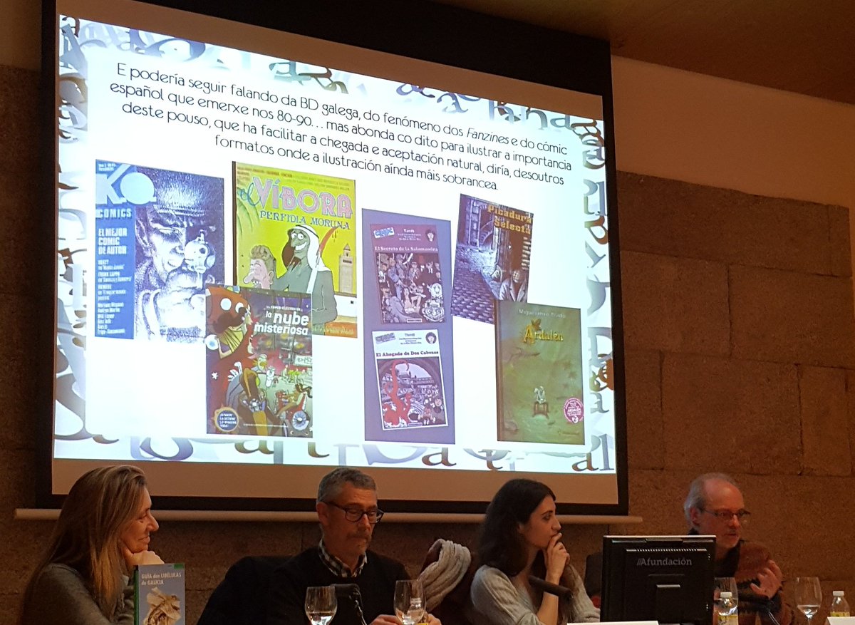siragr's tweet photo. Carlos Silvar conta o seu periplo como ilustrador e fálanos moito do que o influíu o cómic, antes da ilustración da natureza #SimposioAGE17 https://t.co/YScjU2fWfz
