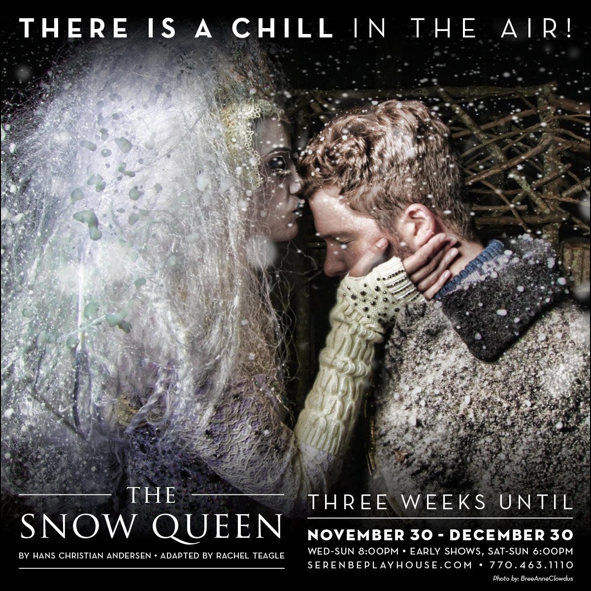 OnStageSerenbe's tweet photo. There is a chill in the air ... the Snow Queen will make her return in just 3 weeks! Get your tickets today for the newest ATL holiday tradition! #spSNOW https://t.co/kPebzbfMGO
