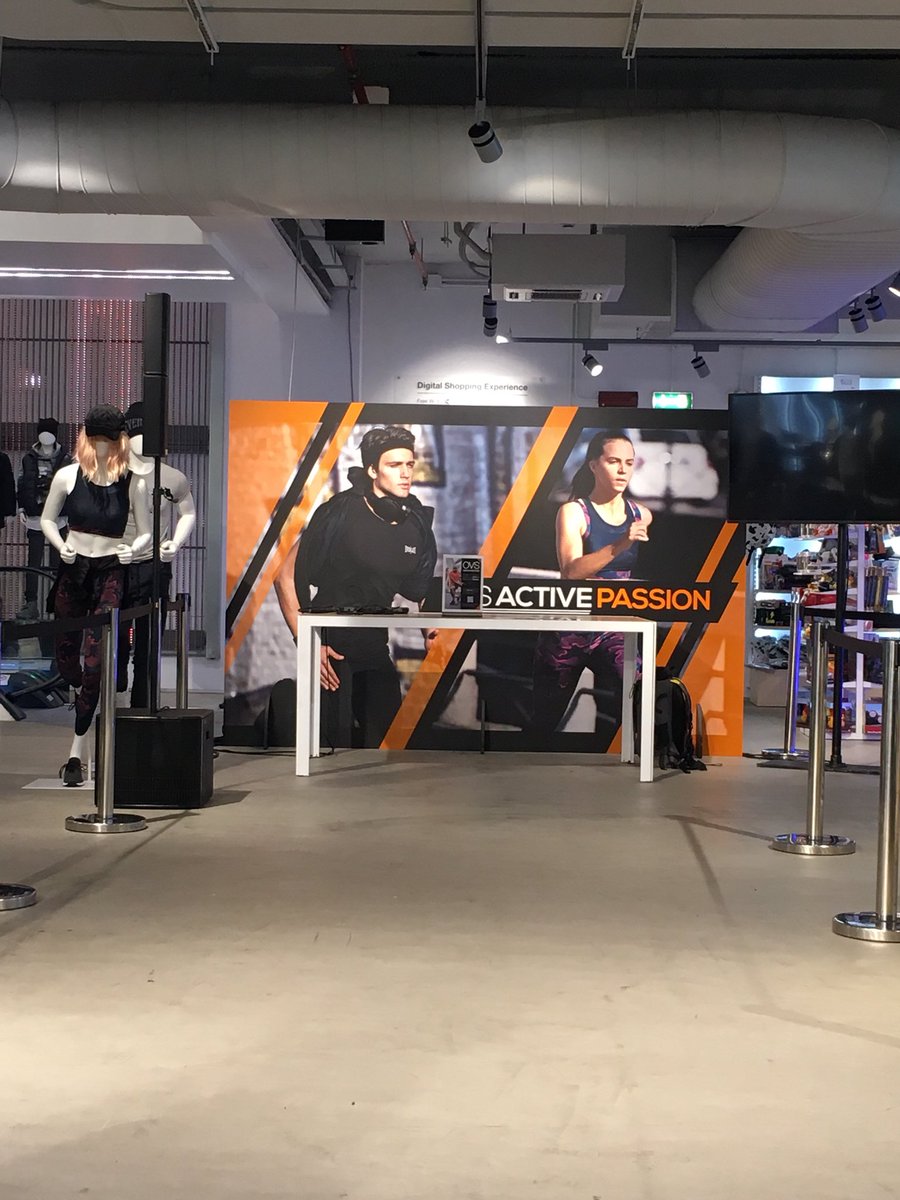 OVSofficial's tweet photo. Manca pochissimo all’inizio dell’evento OVS Active! Fabio Inka di @impactotraining presenterà il nuovo portale di ovs.it interamente dedicato al fitness! #OVS #OVSActive #FabioInka #ImpactoTraining https://t.co/XBMfkM7cxY