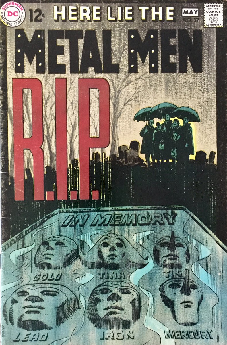 AceComics's tweet photo. The Metal Men are dead... long live the Metal Men!
Metal Men #37 (1969) Discussion and Review https://t.co/ryGA3lSm1L
#MetalMenace https://t.co/s0rlLZHErt