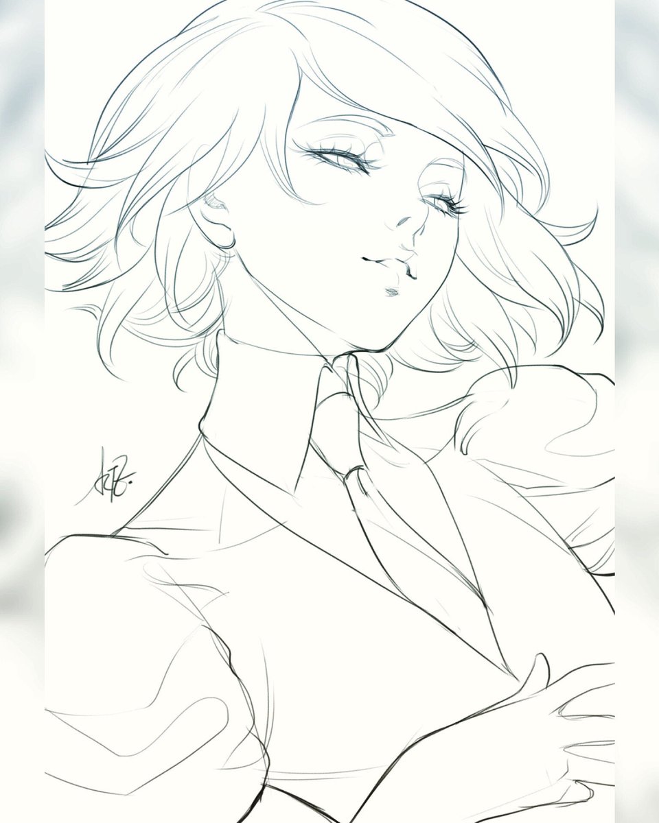 Late night doodle and google hangout with friends. #dia #housekinokuni 