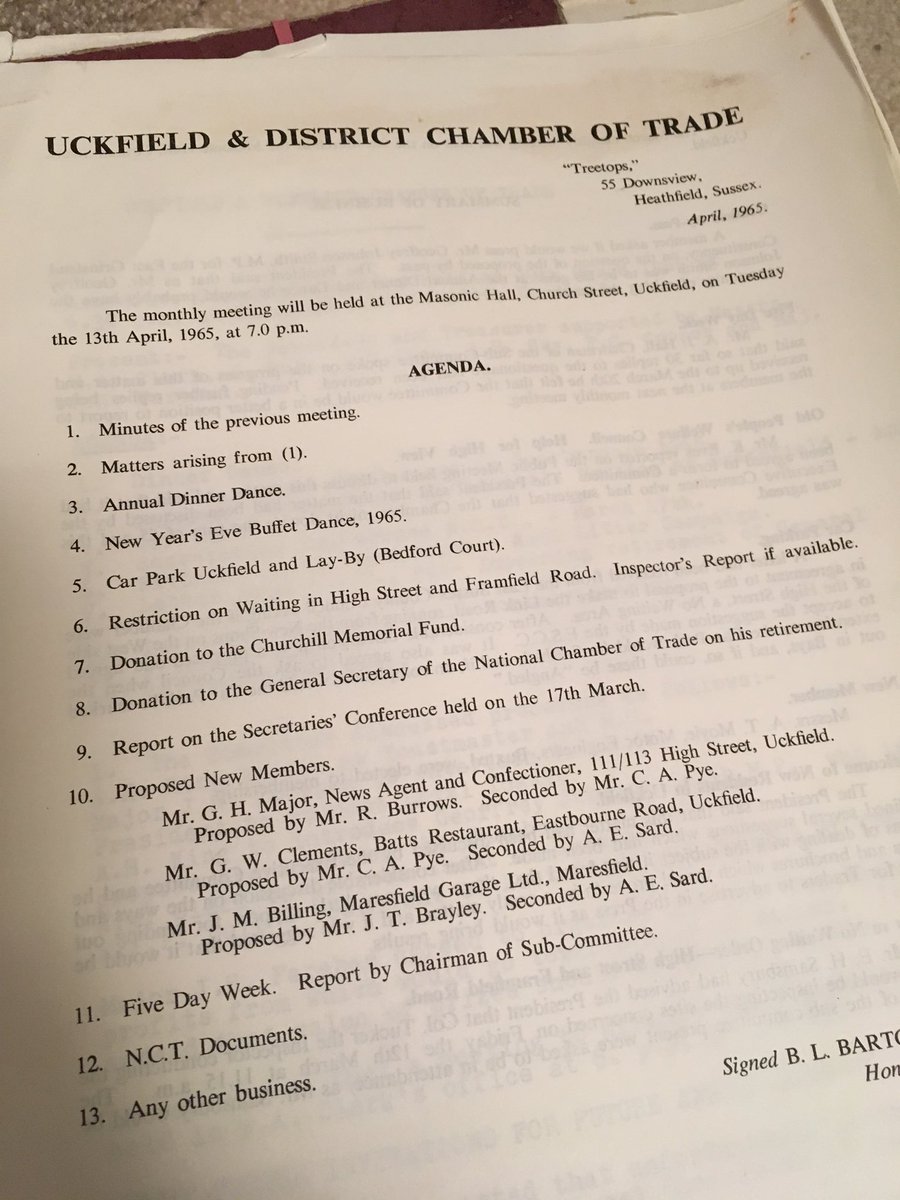 UckfieldChamber's tweet photo. It’s #ThrowbackThursday - look what was happening as long ago as 1965 #Uckfield ! https://t.co/d0d2yhrJQZ