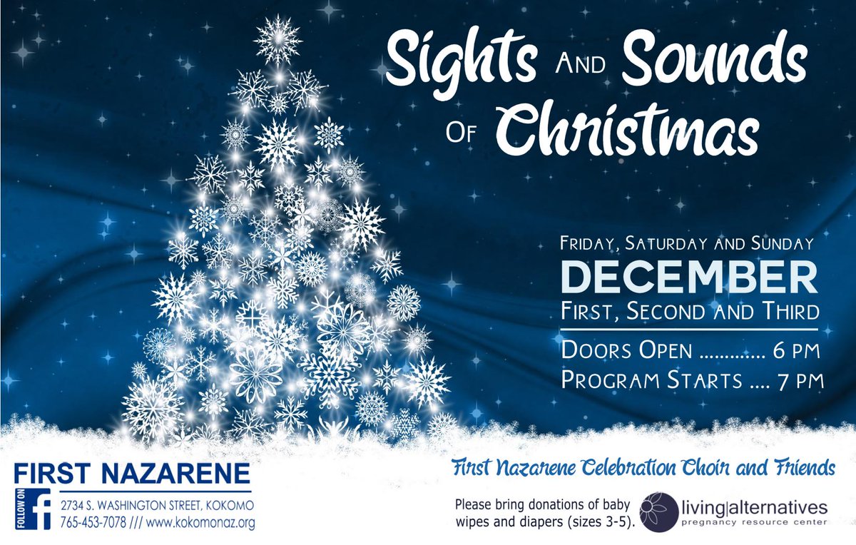KokomoNaz's tweet photo. "Sights and Sounds of Christmas" is only a few weeks away! Share with your friends. https://t.co/6RVrYTEHbv