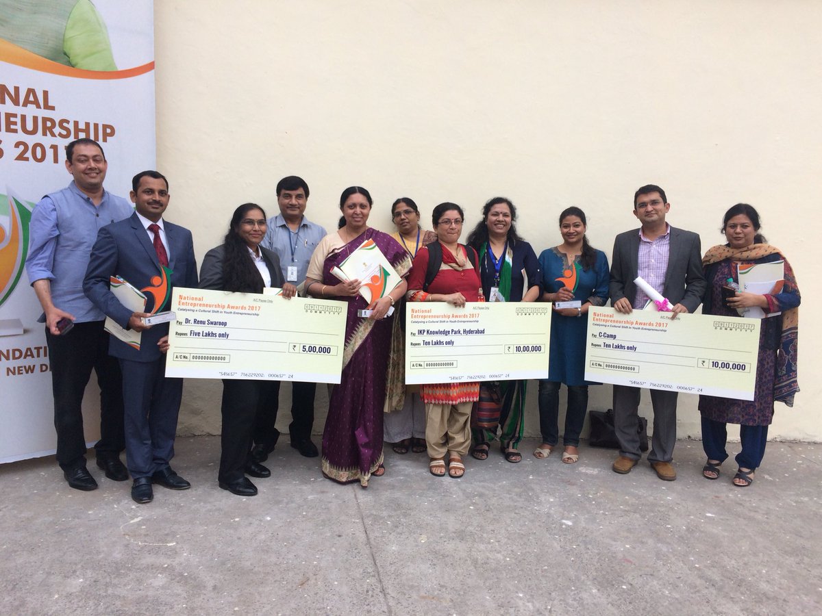 ikpeden's tweet photo. National Entrepreneurship Award 2017 goes to IKP Knowledge Park ! - @minmsme @NSDCINDIA @MSDESkillIndia @BIRAC_2012 @DBTIndia #NEAS2017 #Startups #IKP #StartupIndia #Entrepreneurship #Incubator #IKPEDEN https://t.co/sAxhXArhdx