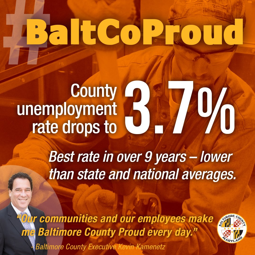 BaltCoGov's tweet photo. Baltimore County - A great place to live, work and play!
#BaltCoProud #BaltCoDEWD #BaltCoJobs #BaltCoCareers #WorkInBaltCo https://t.co/45EY7YDQu8