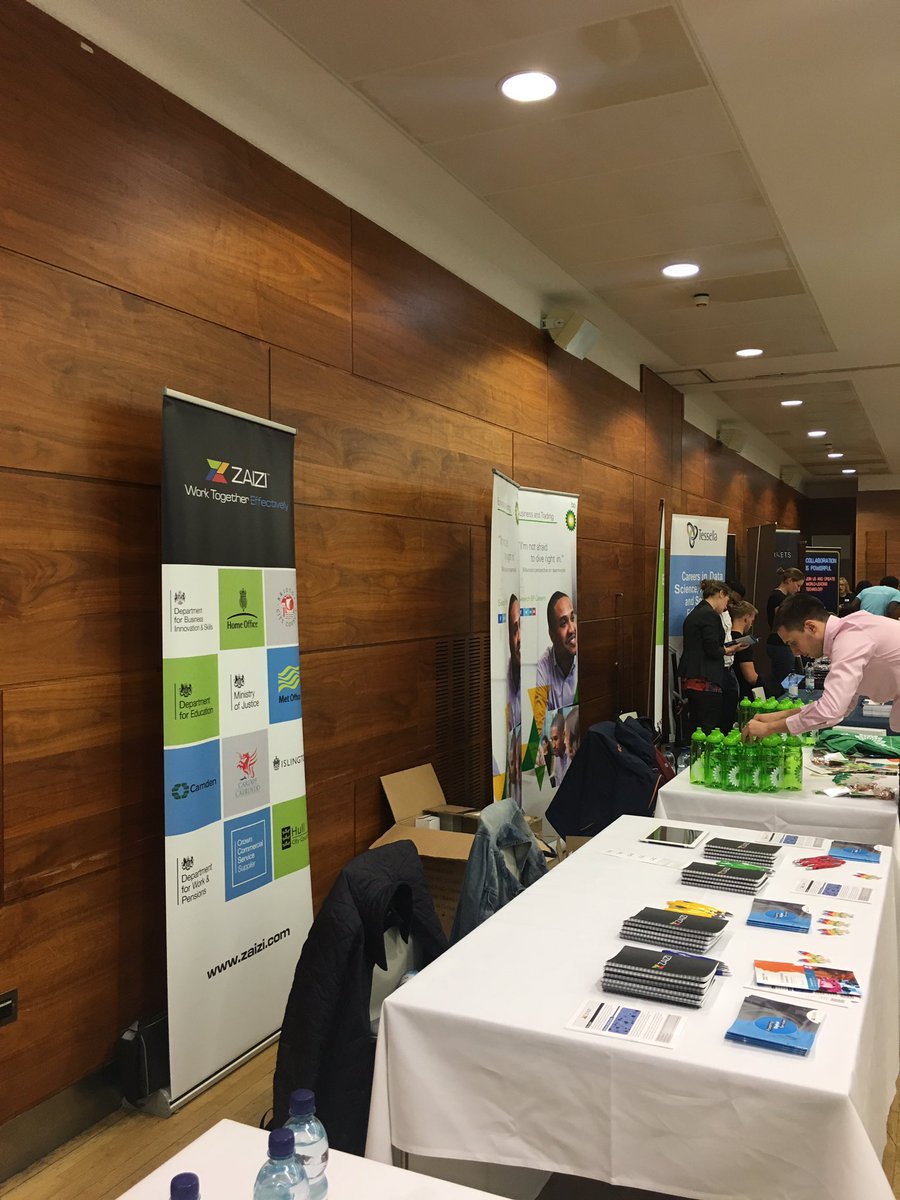 srojasbg's tweet photo. Talent hunting @imperialcollege #ICTechFair @Zaizi https://t.co/qrxqyx1SUs