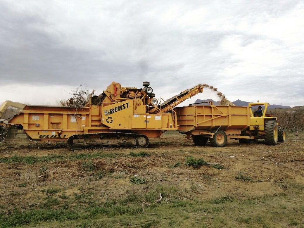 InfoBiomass's tweet photo. #bandit #banditchipper #banditbeast #mulch #biomass #africabiomass #tractor #dezzitractor @BanditChippers https://t.co/JdEatFXLvY