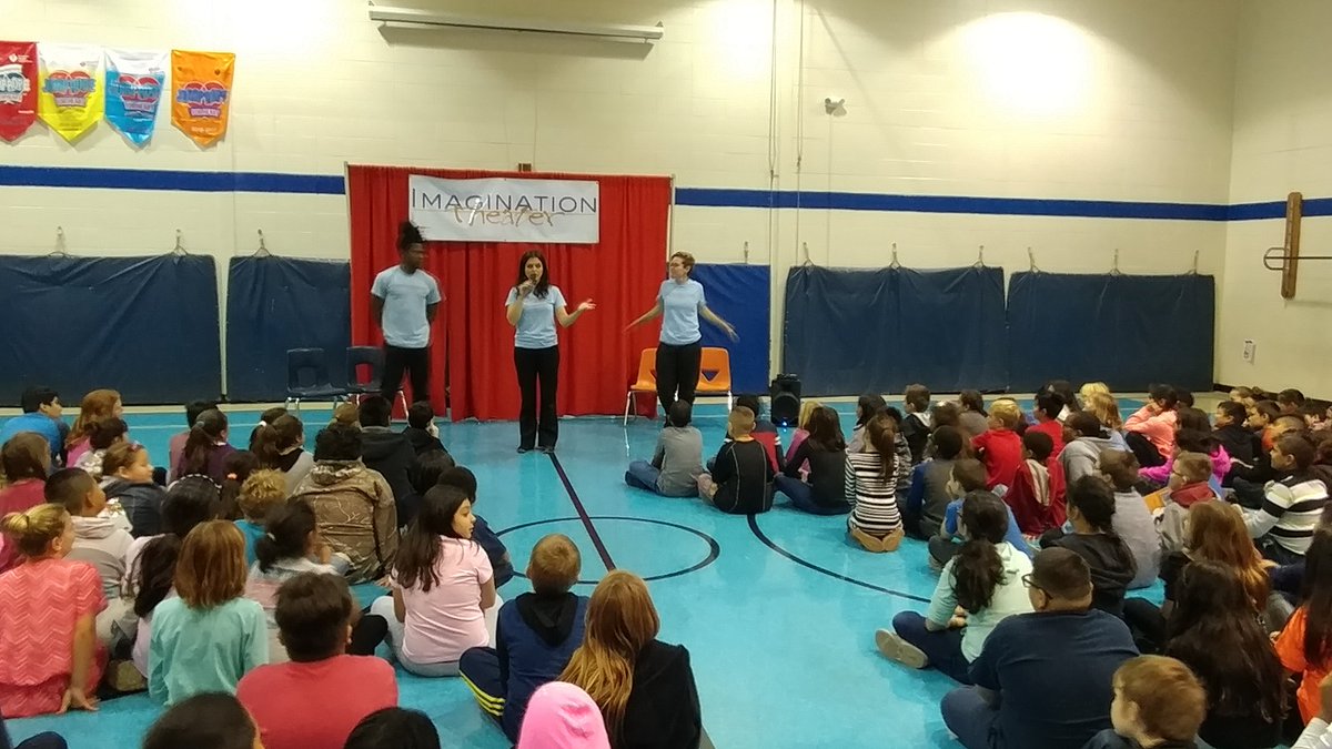 dr_aherne's tweet photo. Great assembly today: No Secrets by Imagination Theater! @ML_School #mlm345 https://t.co/nHDjh49cn5