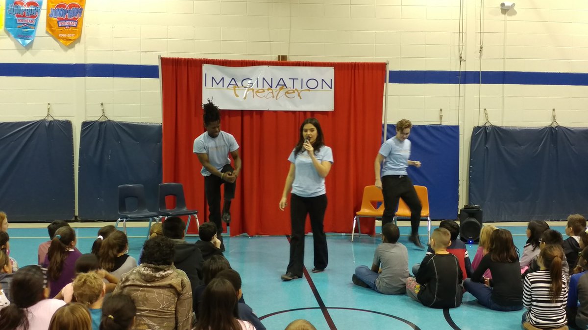 dr_aherne's tweet photo. Great assembly today: No Secrets by Imagination Theater! @ML_School #mlm345 https://t.co/nHDjh49cn5