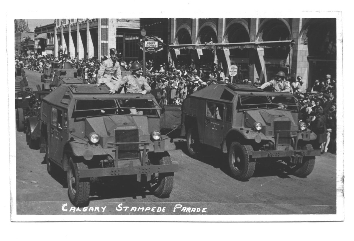 calgarystampede's tweet photo. The men and women who serve our country have always been an important part of the @CSParade so we thought we would share a few photos of them from our archives. https://t.co/tHfV8v6viH