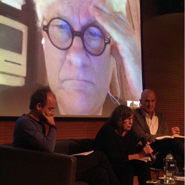 AfterallJournal's tweet photo. A video of Franco 'Bifo' Berardi in conversation with Laura Mulvey and David Campany on the topic of the October revolution is now freely available online. https://t.co/jJDIPjGGhn https://t.co/fHynmty3aA