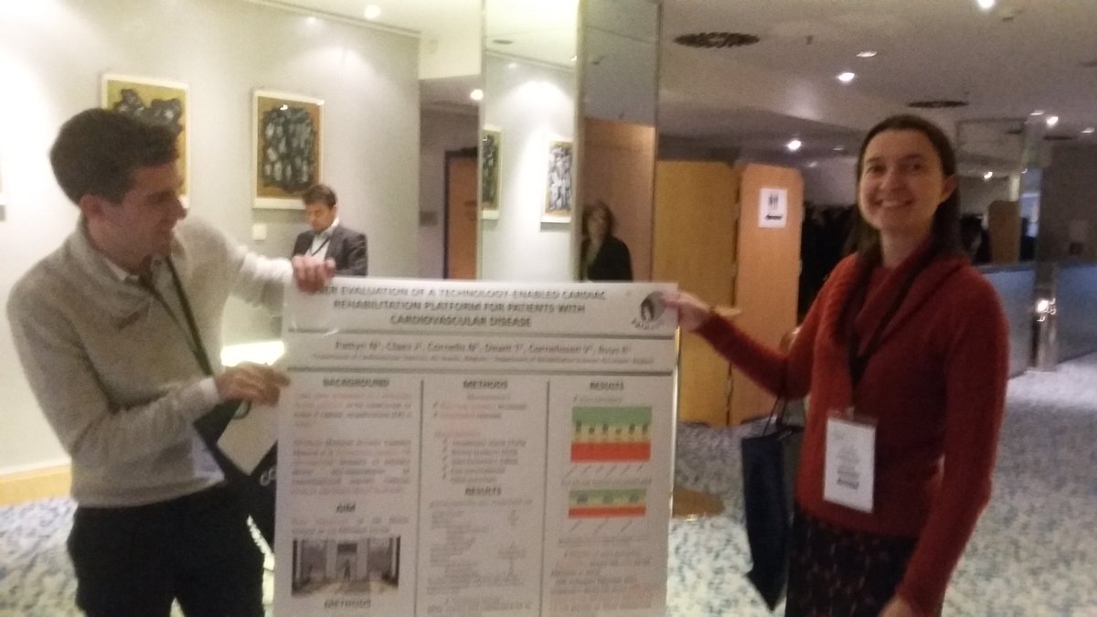 RoselienBuys's tweet photo. Contributing to #technology enabled #rehabilitation @eCardioCare. @PATHway_H2020 @HealthyHeartBE @CVEPLeuven @KULeuvenPT https://t.co/hv5bkYAk7S