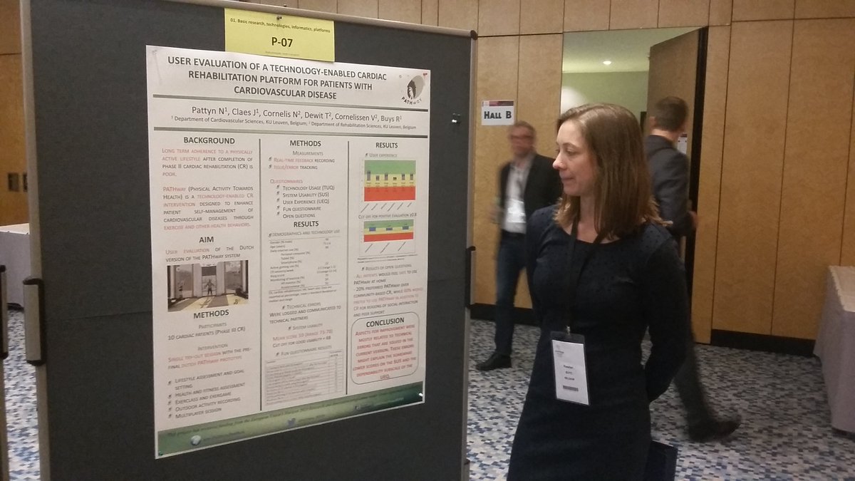 RoselienBuys's tweet photo. Contributing to #technology enabled #rehabilitation @eCardioCare. @PATHway_H2020 @HealthyHeartBE @CVEPLeuven @KULeuvenPT https://t.co/hv5bkYAk7S
