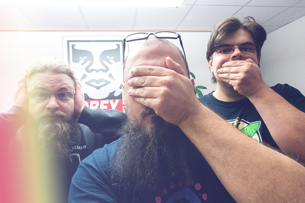 TICKTOO. A team of highly trained monkeys. #currentmood #officelife #rocknroll