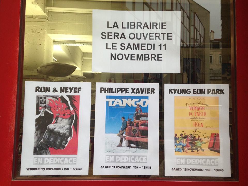 ParentheseBD's tweet photo. Nous serons ouverts ce samedi 11 novembre, et nous recevrons Philippe Xavier pour la dédicace de #Tango, ça fait deux bonnes raisons de venir nous voir ! @LeLombard https://t.co/04YDOax5SS
