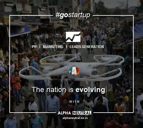 AnkitRakwal's tweet photo. Something big is #ComingSoon &amp; I mean it. 
India is growing!
#gostartup #alphaneutral https://t.co/E3C4lp7SZU