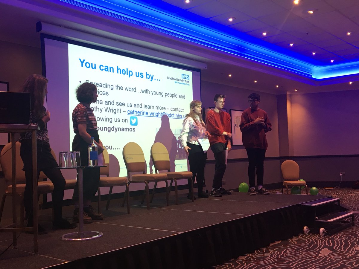 Spread the word: young people involvement in research and clinical services thanks <a href="/YoungDynamos/">Young Dynamos</a> for a brilliant closing keynote #Cypf17