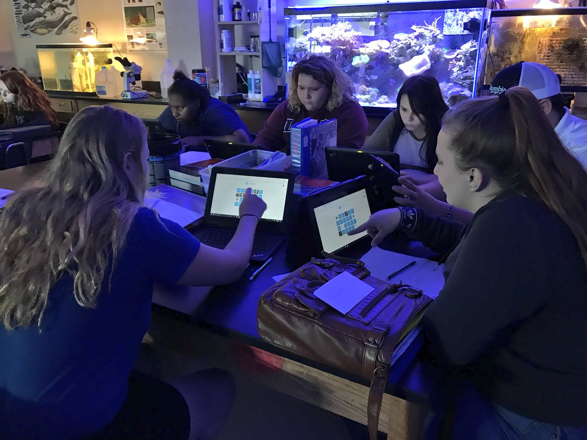 KTMicallef's tweet photo. Mr. McCormickโs Marine Biology class @delandbulldogs learning about tides through @nearpod - Studentโs drawing their ideas & even a Matching Competition to wrap up the class! Ss are engaged, collaborating, having fun! Way to go @troyboy1208 ๐๐๐ป https://t.co/Dvg3vkRKeo