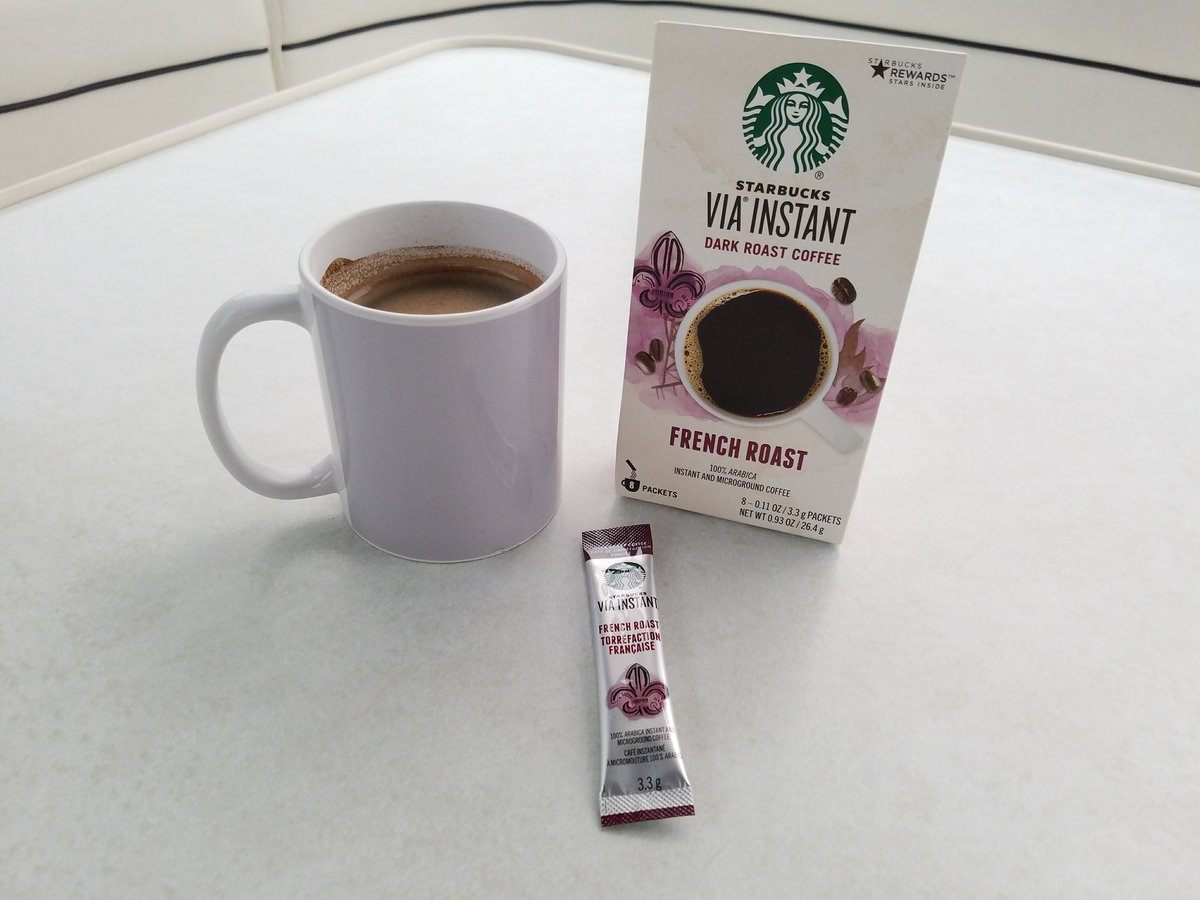 BoatingJourney's tweet photo. When you don't feel like making a pot of coffee, the @Starbucks #viainstant are delicious! #boatingjourney #coffee #pnwboater https://t.co/SsBQ4oW3na